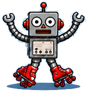 R-AI the robot on roller skates